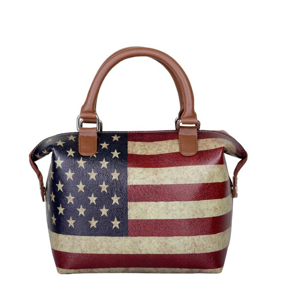 Printed Leather 3-in-1 Convertible Top Handle Crossbody Bag for Women- Daily Use - Picture 15 of 16